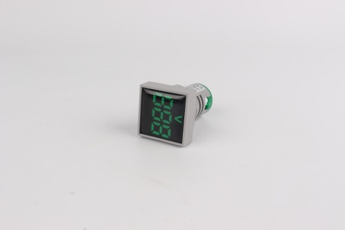 22MM AC 60-500V Voltmeter Square Crystal Display With White, Blue, Yellow, Green